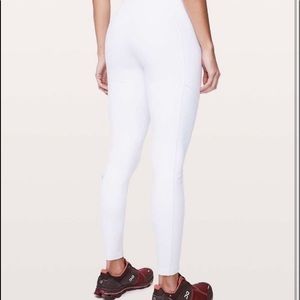 White Lululemon leggings size 6